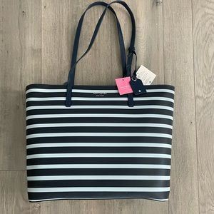 Beautiful Kate Spade Janie Striped Tote NWT